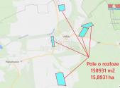 Prodej pozemku, zemědělská půda, 158 931 m²