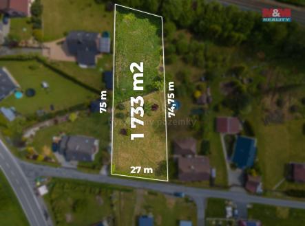 Prodej pozemku pro bydlení, 1 733 m²