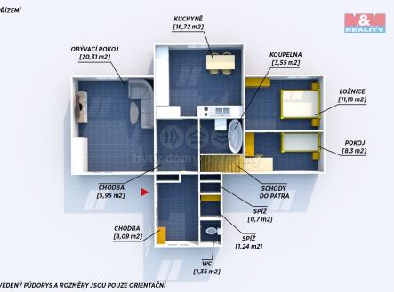 Prodej domu/vily, 77 m²