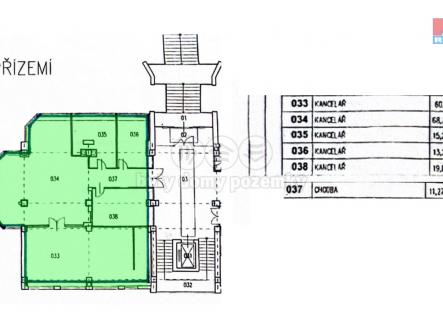 Pronájem kanceláře, 188 m²