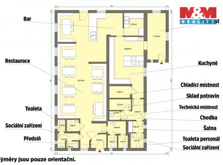 Prodej restaurace, 132 m²