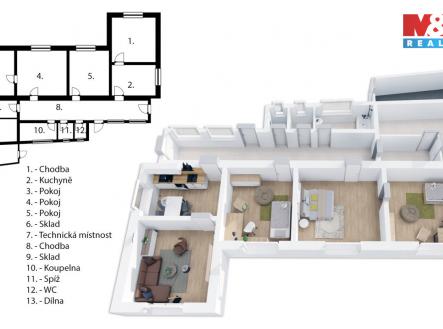 Prodej domu/vily, 133 m²