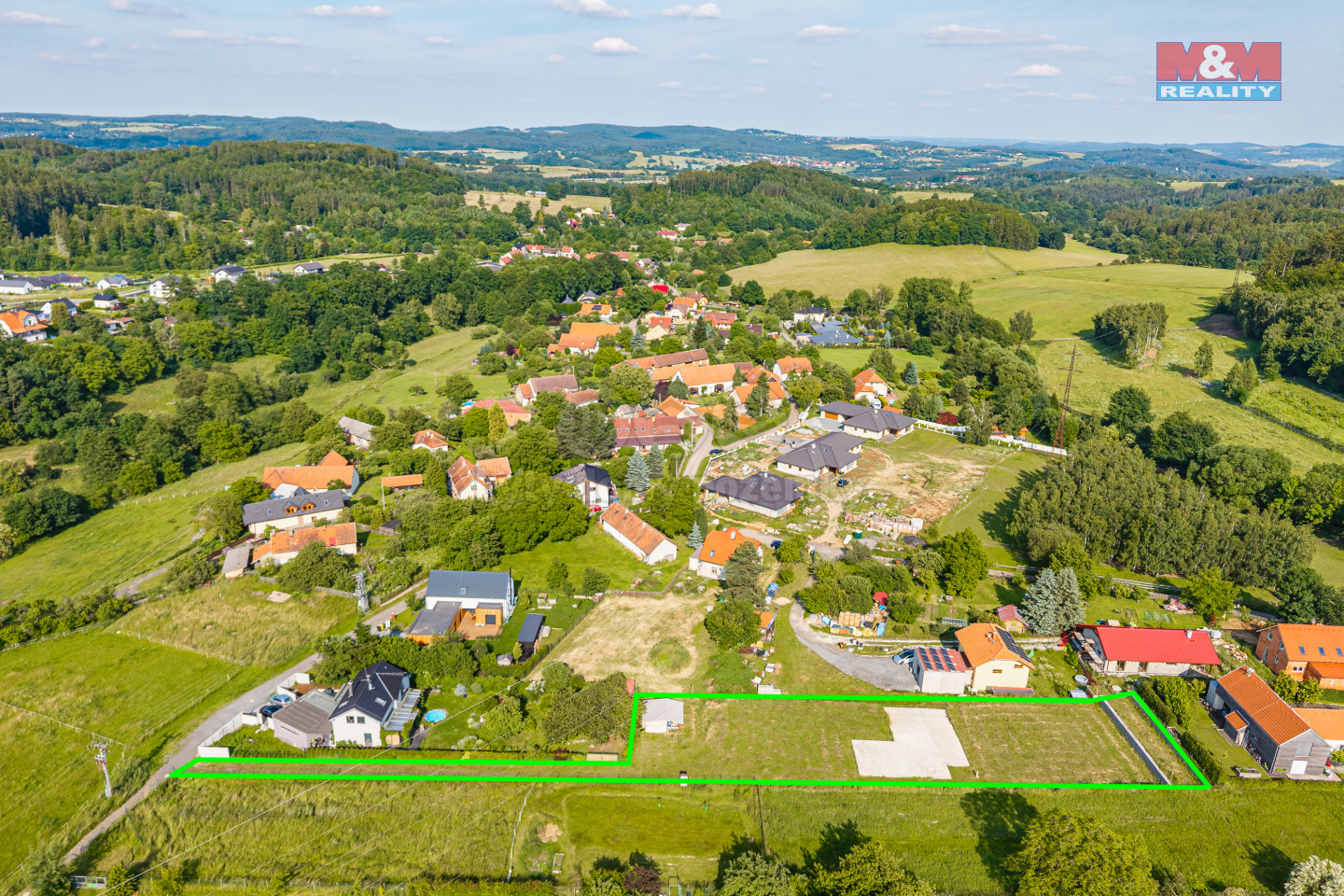 Prodej pozemku k bydlení, 1987 m², Kunice