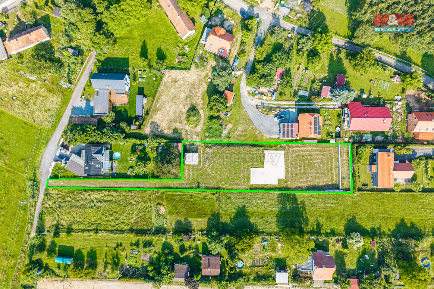 Prodej pozemku k bydlení, 1987 m², Kunice