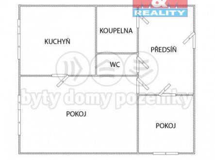 Pronájem bytu, 2+1, 54 m²