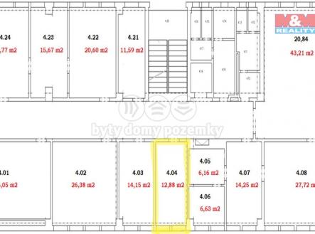 Pronájem kanceláře, 13 m²