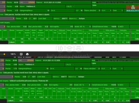 Prodej pozemku, les, 17 153 m²