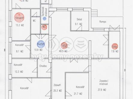 Pronájem - obchodní prostor, 106 m²
