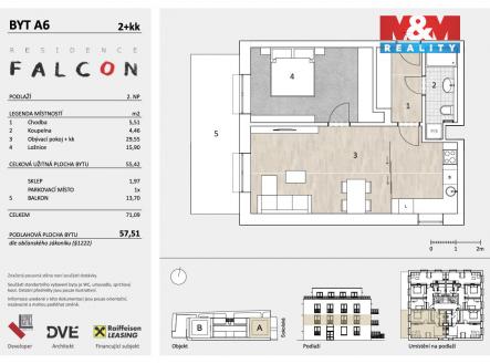Prodej bytu, 2+kk, 58 m²
