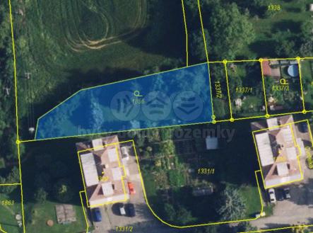 Prodej pozemku, zahrada, 858 m²