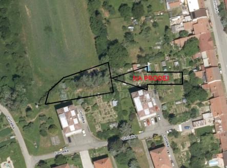 Prodej pozemku, zahrada, 858 m²