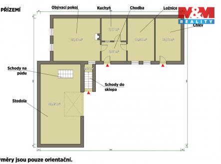 Prodej chaty/rekreačního objektu, 54 m²