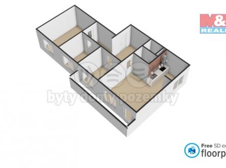 Prodej bytu, 4+1, 79 m²