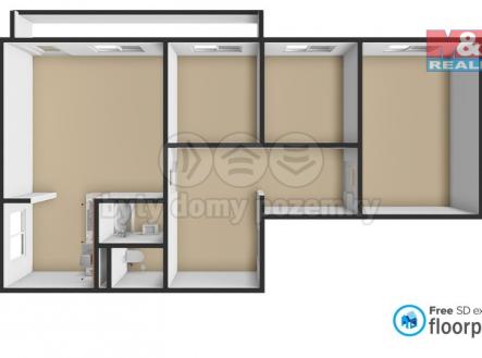 Prodej bytu, 4+1, 79 m²