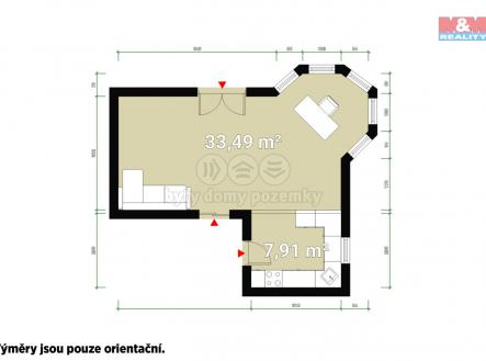 Pronájem obchodní prostor, 43 m²