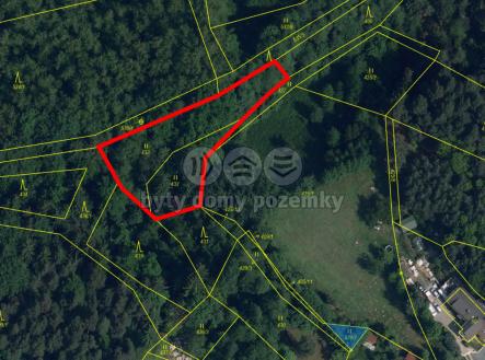 Prodej pozemku, les, 5 461 m²