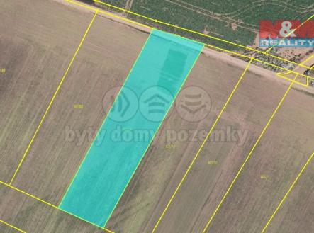 Prodej pozemku, zemědělská půda, 3 416 m²