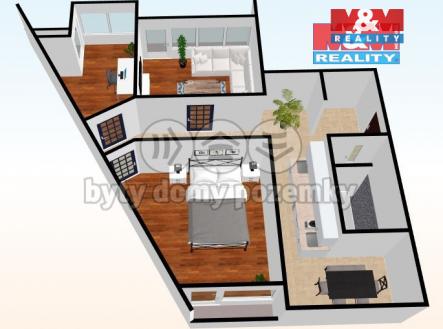 Prodej bytu, 3+1, 85 m²