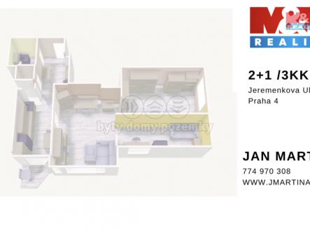 Prodej bytu, 3+kk, 68 m²