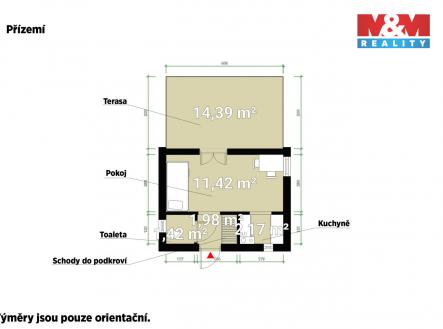 Prodej chaty/rekreačního objektu, 32 m²