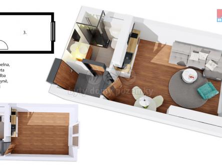 Prodej bytu, 1+kk, 23 m²