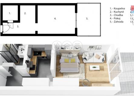 Prodej bytu, 1+1, 25 m²
