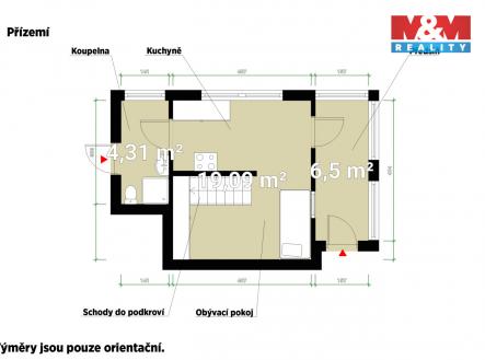 Prodej chaty/rekreačního objektu, 50 m²