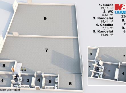 Pronájem skladovací prostor, 1 072 m²
