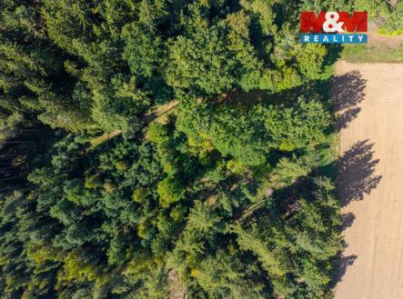 Prodej pozemku, les, 1 757 m²