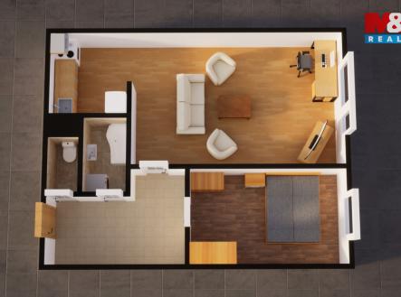 Prodej bytu, 2+1, 45 m²