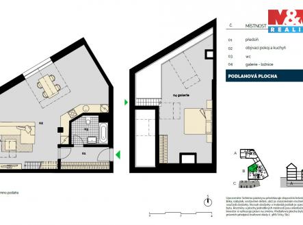 Prodej bytu, 2+kk, 96 m²