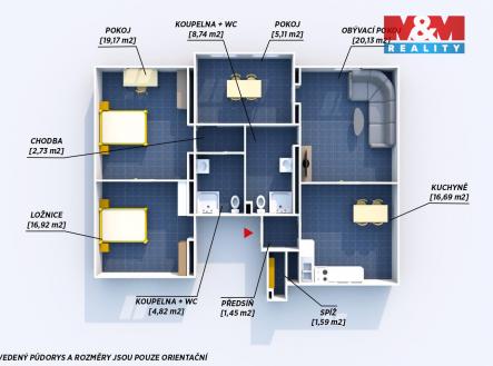 Prodej bytu, 4+kk, 97 m²