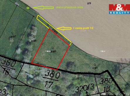 Prodej pozemku, zemědělská půda, 700 m²