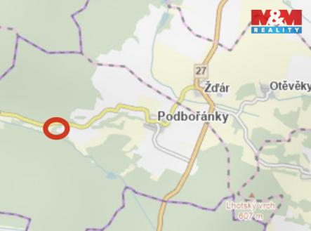 Prodej pozemku, les, 1 547 m²