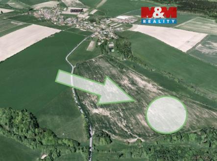 Prodej pozemku, zemědělská půda, 12 826 m²