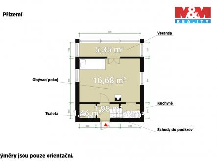 Prodej chaty/rekreačního objektu, 31 m²