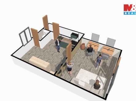 Pronájem obchodní prostor, 65 m²