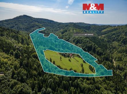 Prodej pozemku, les, 207 244 m²