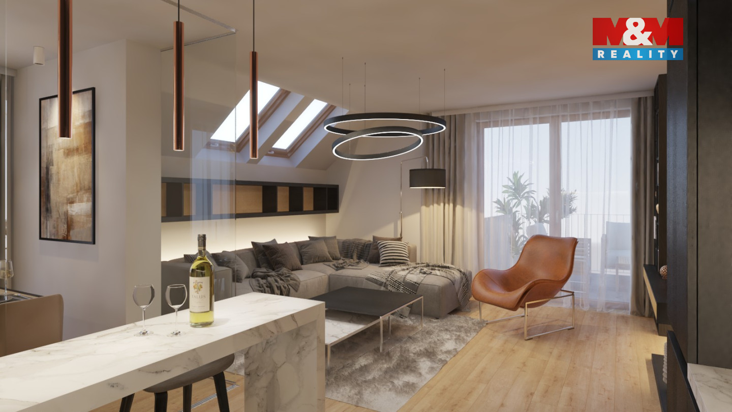 Prodej atypického bytu v Praze, ul. Pod třešněmi