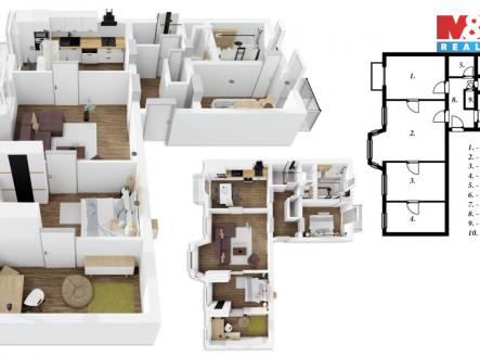 Prodej bytu, 4+1, 141 m²