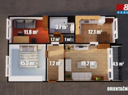 Prodej bytu, 3+1, 75 m²