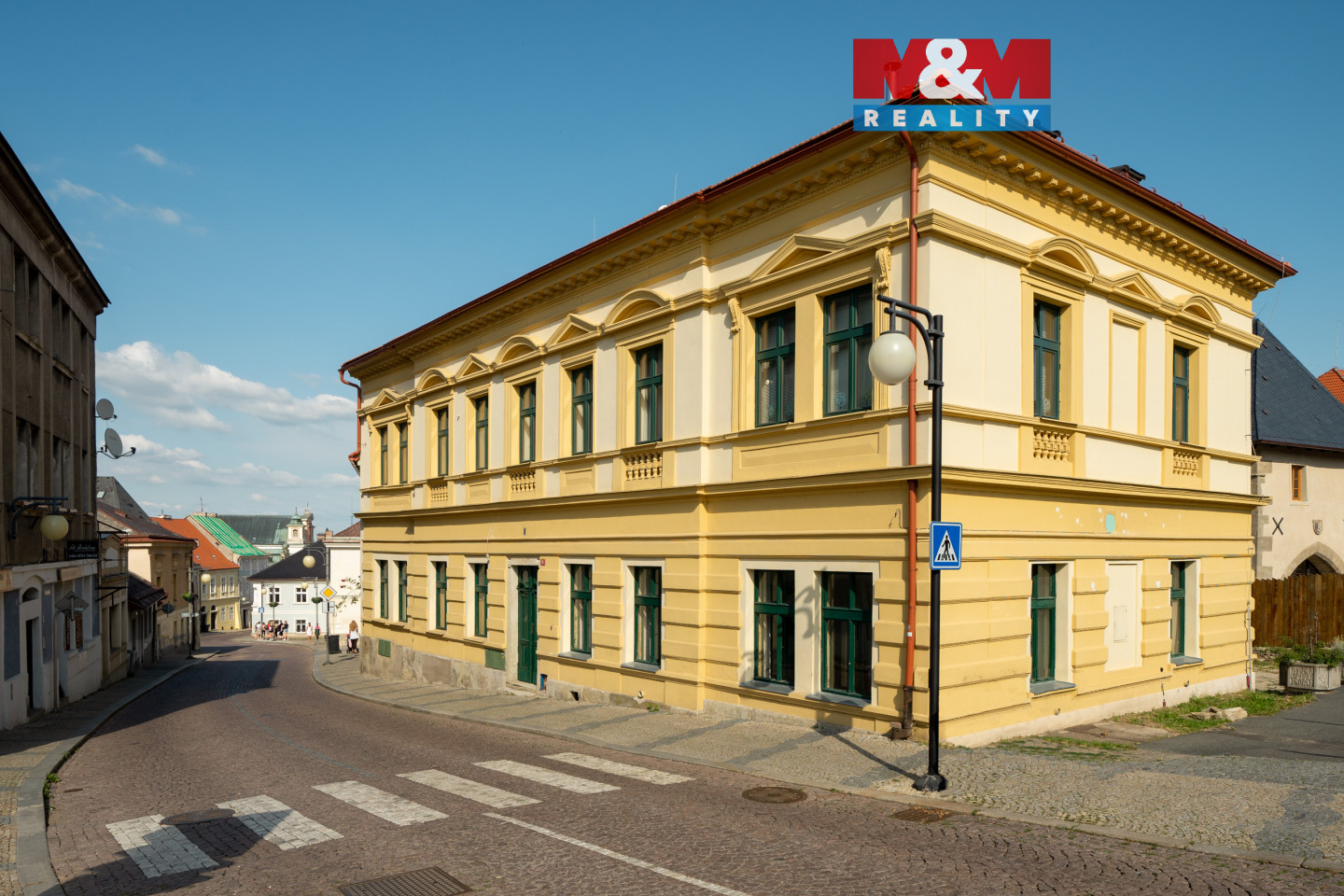 pohled na bytový dům