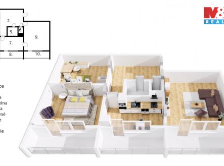 Prodej bytu, 3+1, 67 m²