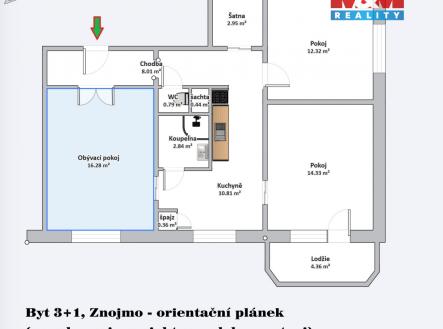 Prodej bytu, 3+1, 69 m²