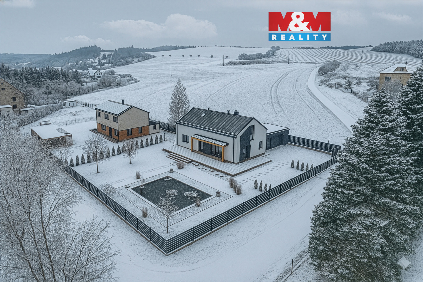 Prodej pozemku k bydlení, 1057 m², Chocerady