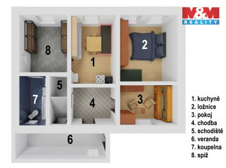 Prodej domu/vily, 62 m²