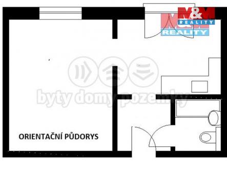 Pronájem bytu, 1+1, 29 m²