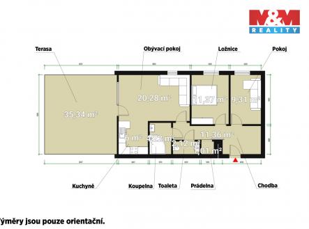 Prodej bytu, 3+kk, 104 m²