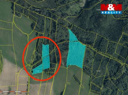 Prodej pozemku, les, 14 550 m²