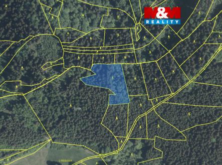 Prodej pozemku, les, 5 438 m²